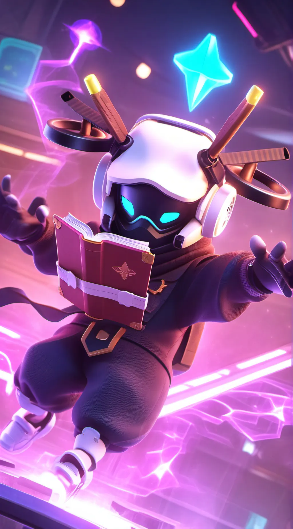 ai character: X background