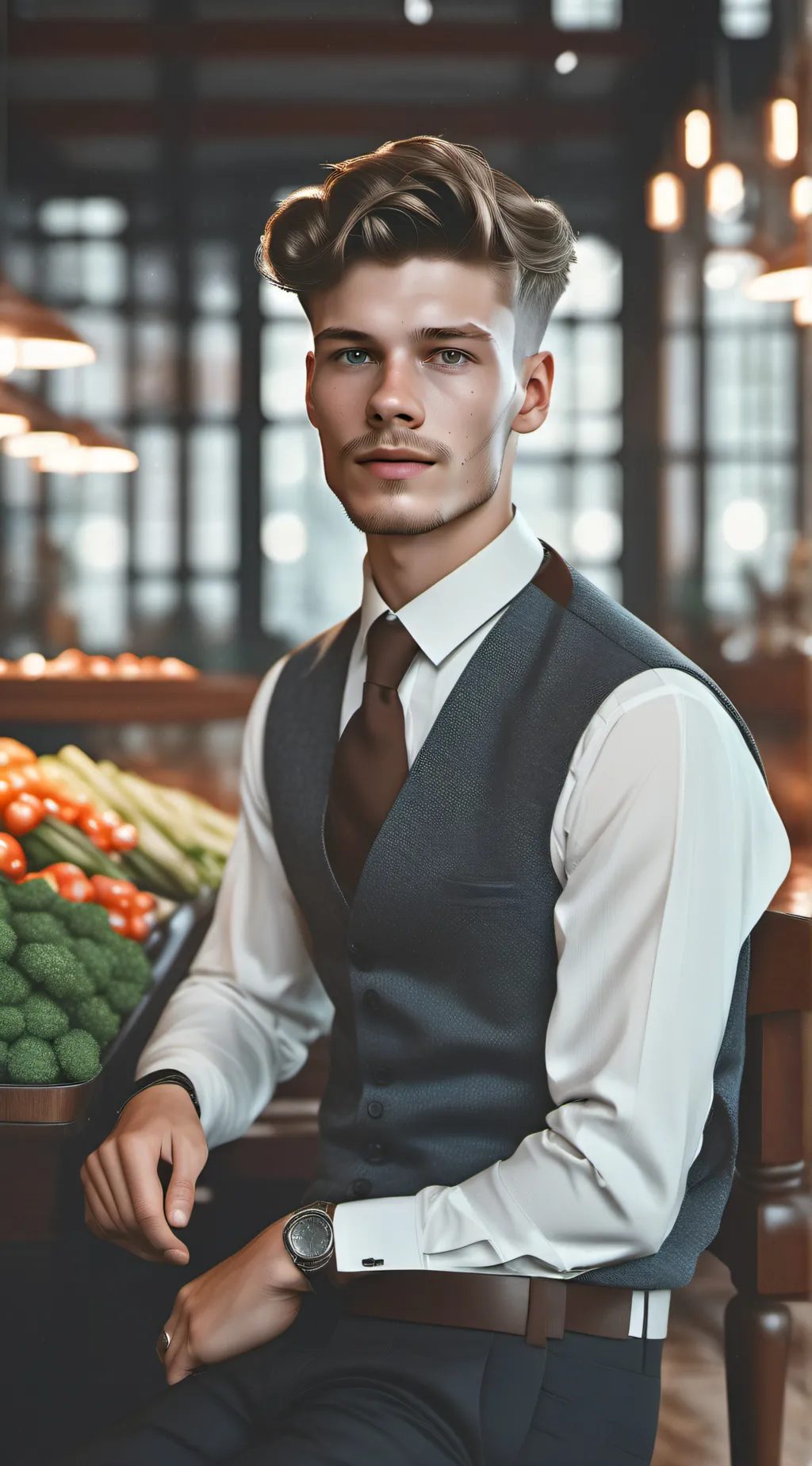 ai character: Samuel ￼ background