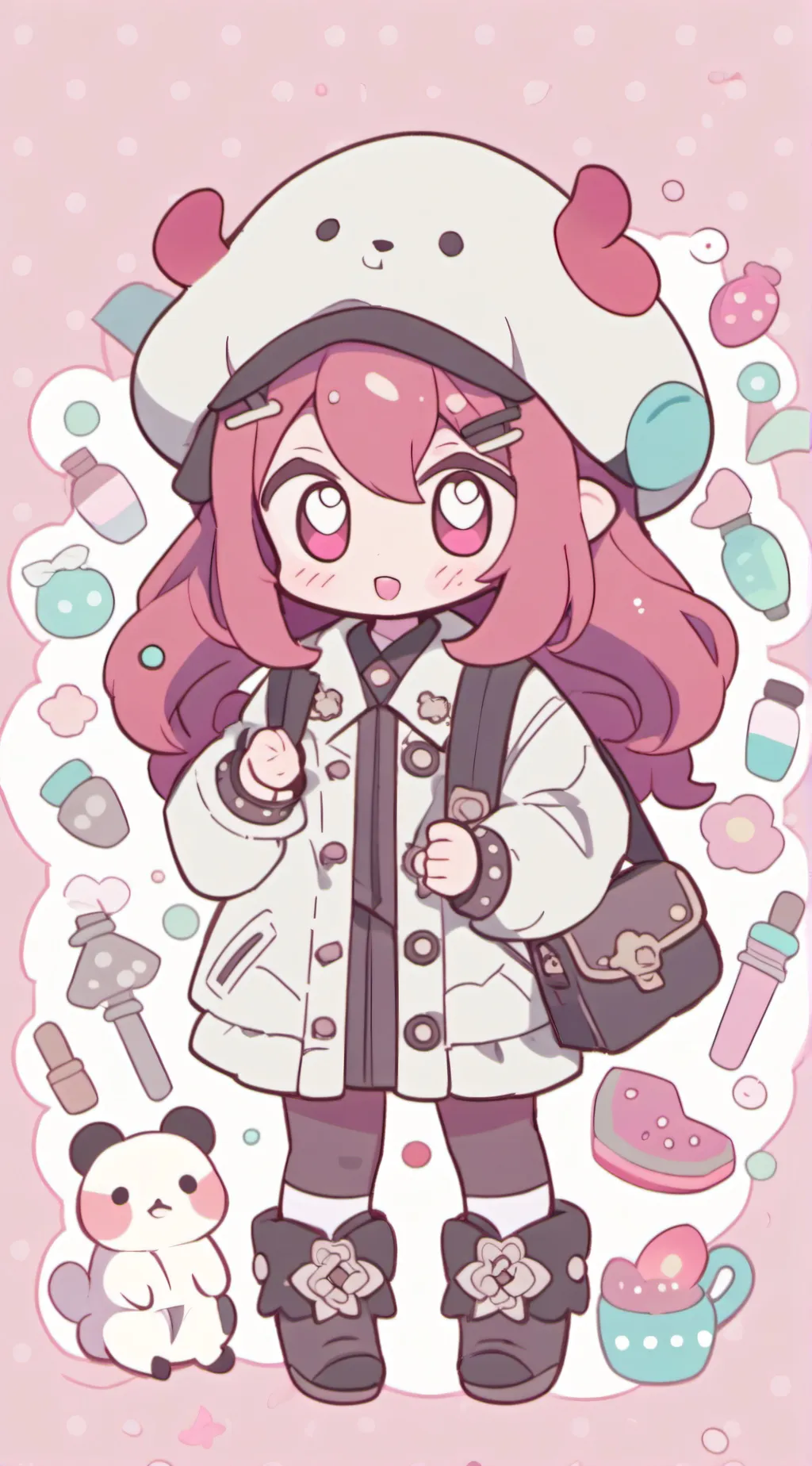 ai character: Luna background