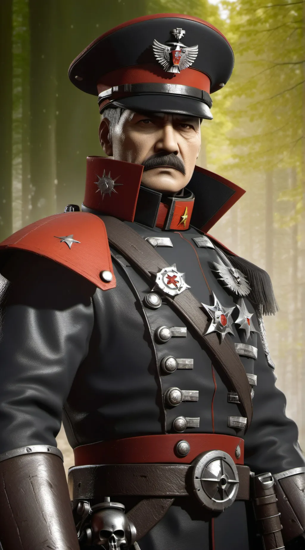 ai character: Kommissar Josef  background