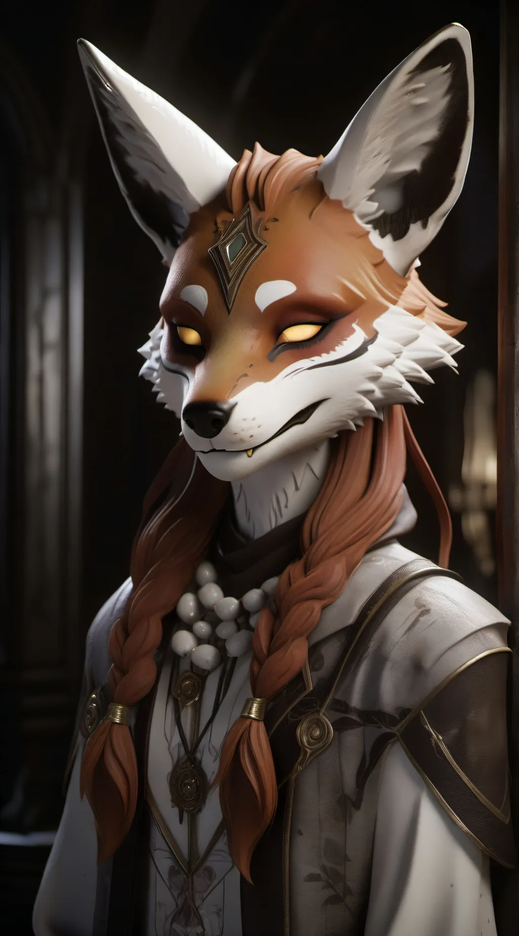 ai character: nightamare foxy background