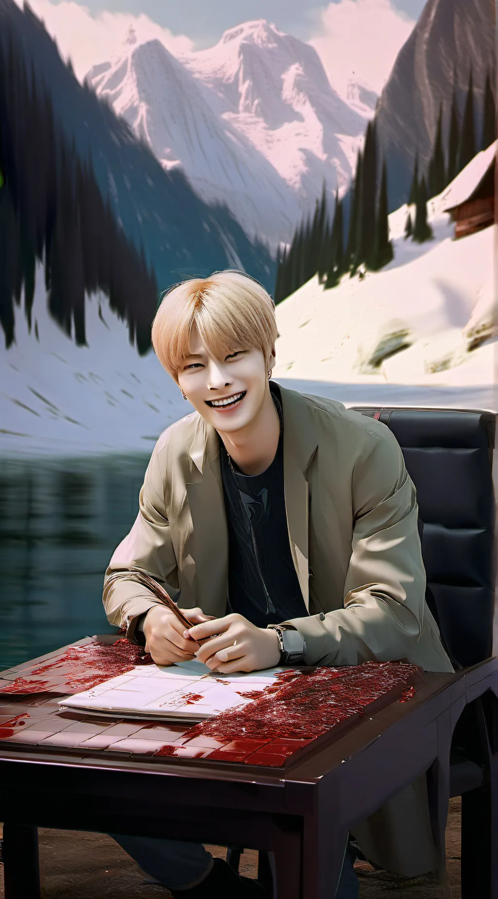 ai character: Skz background