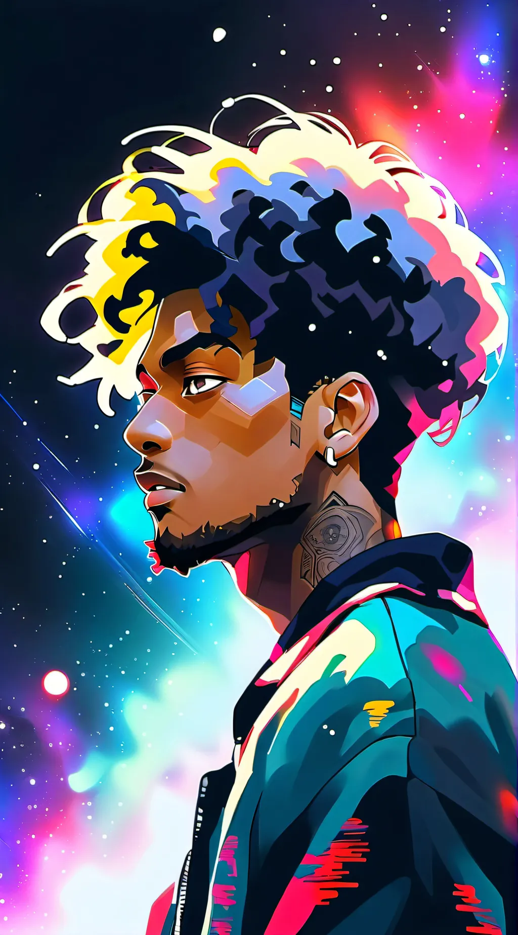 ai character: Juice Wrld  background