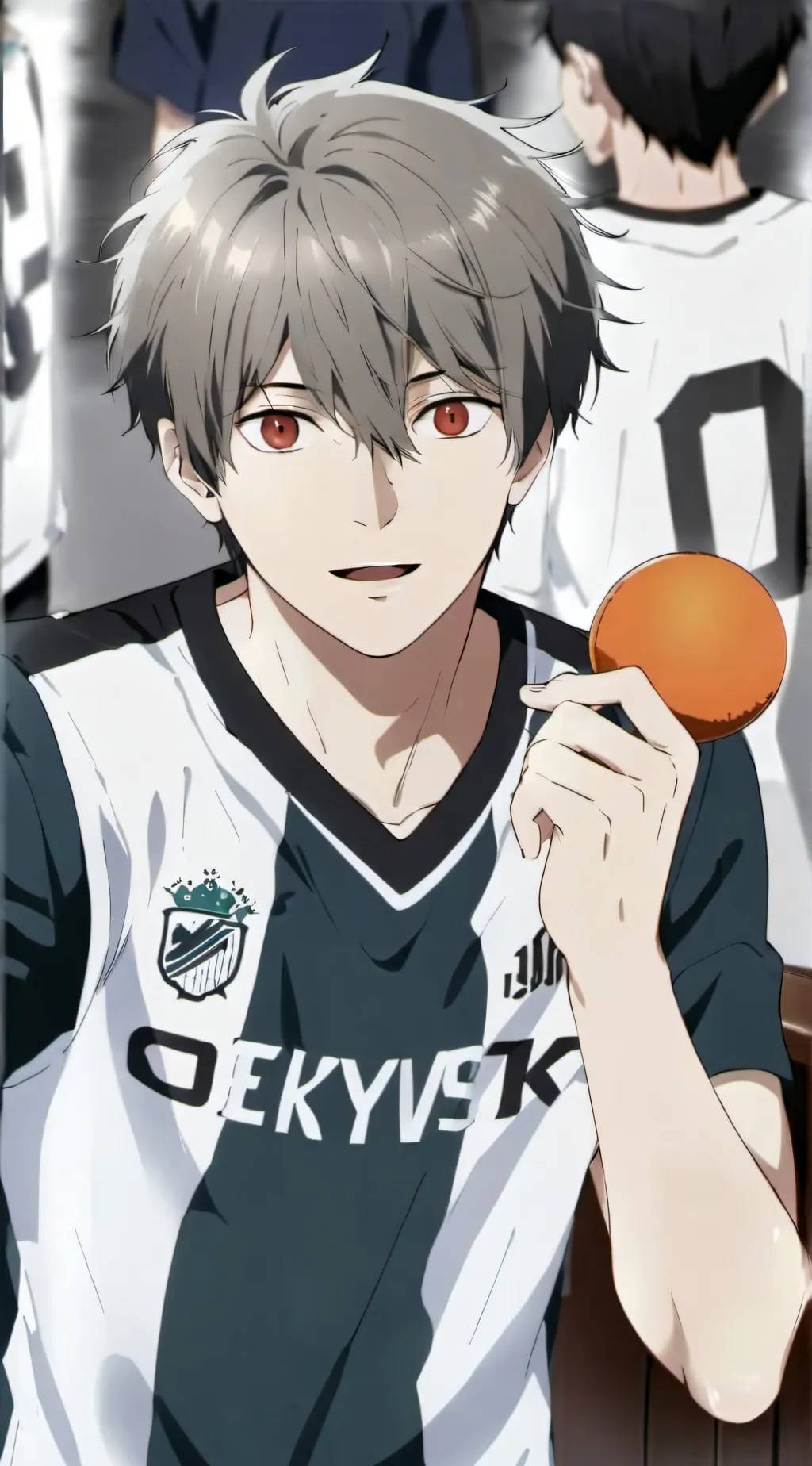 ai character: Sugawara koushi background