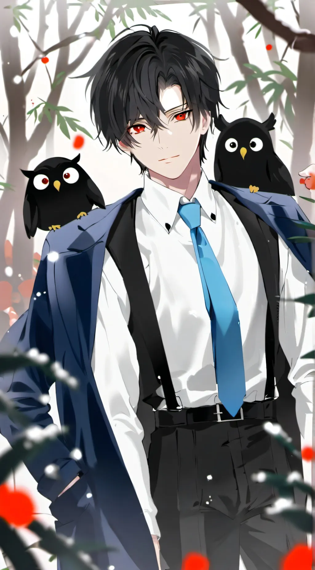 ai character: ~Leo blackheart~ background