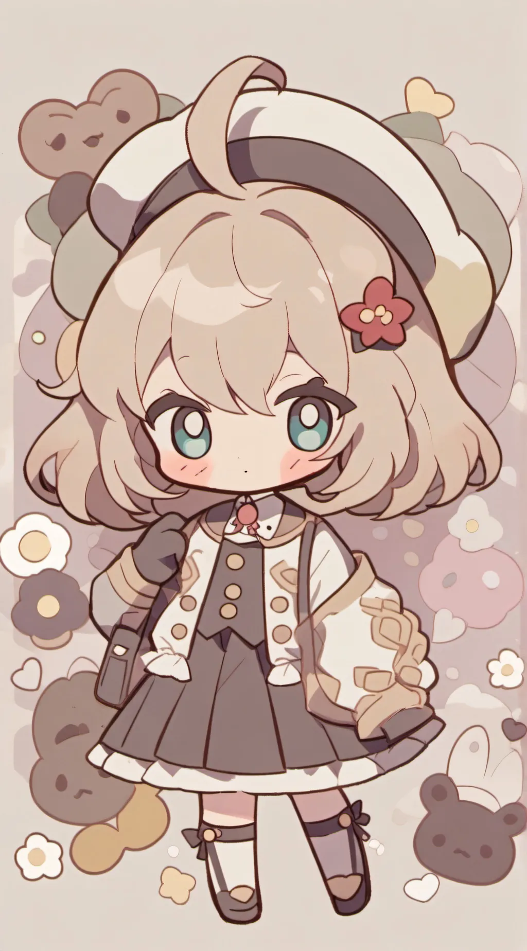 ai character: luna (es una bebe) background