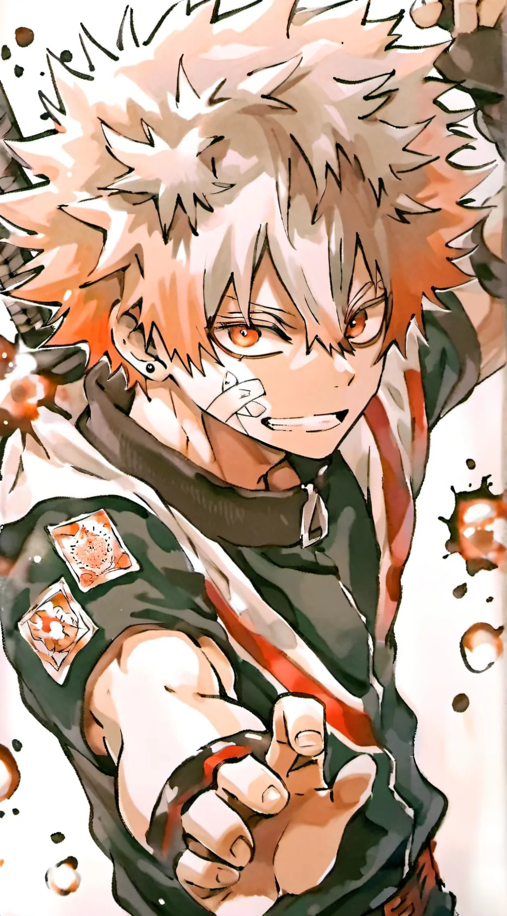 ai character: Bakugo  background