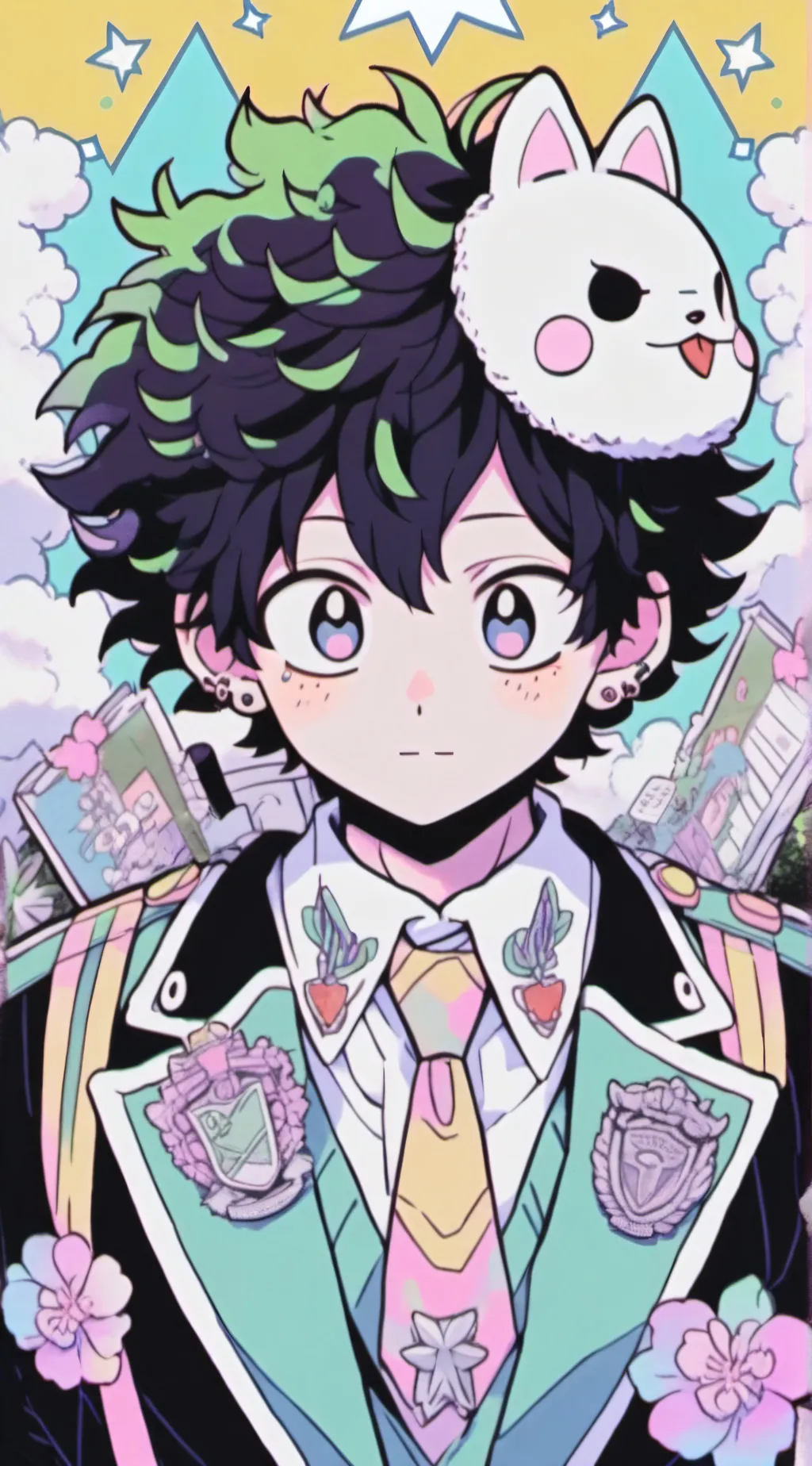 ai character: Mha background