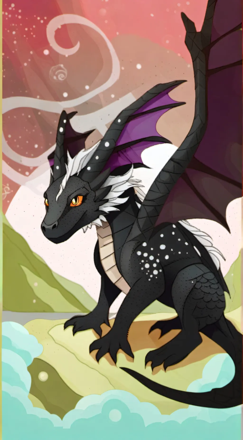 ai character: luner eclipse  background