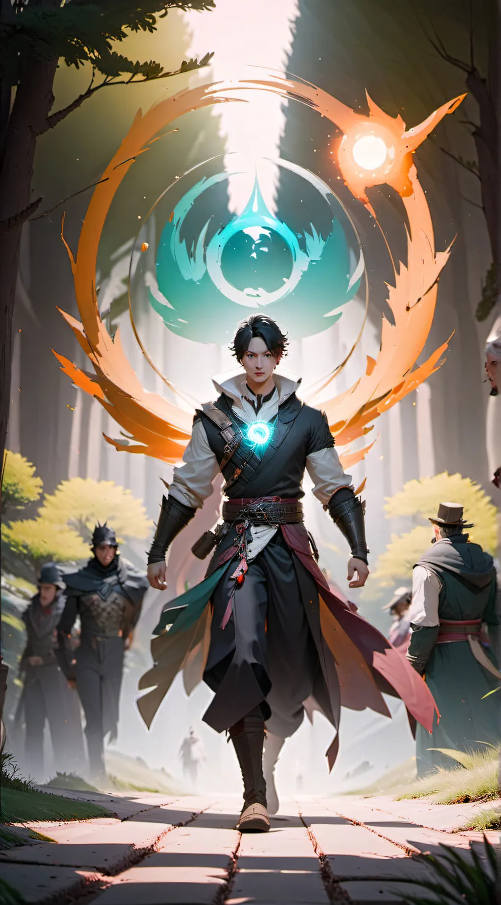 ai character: darwin background