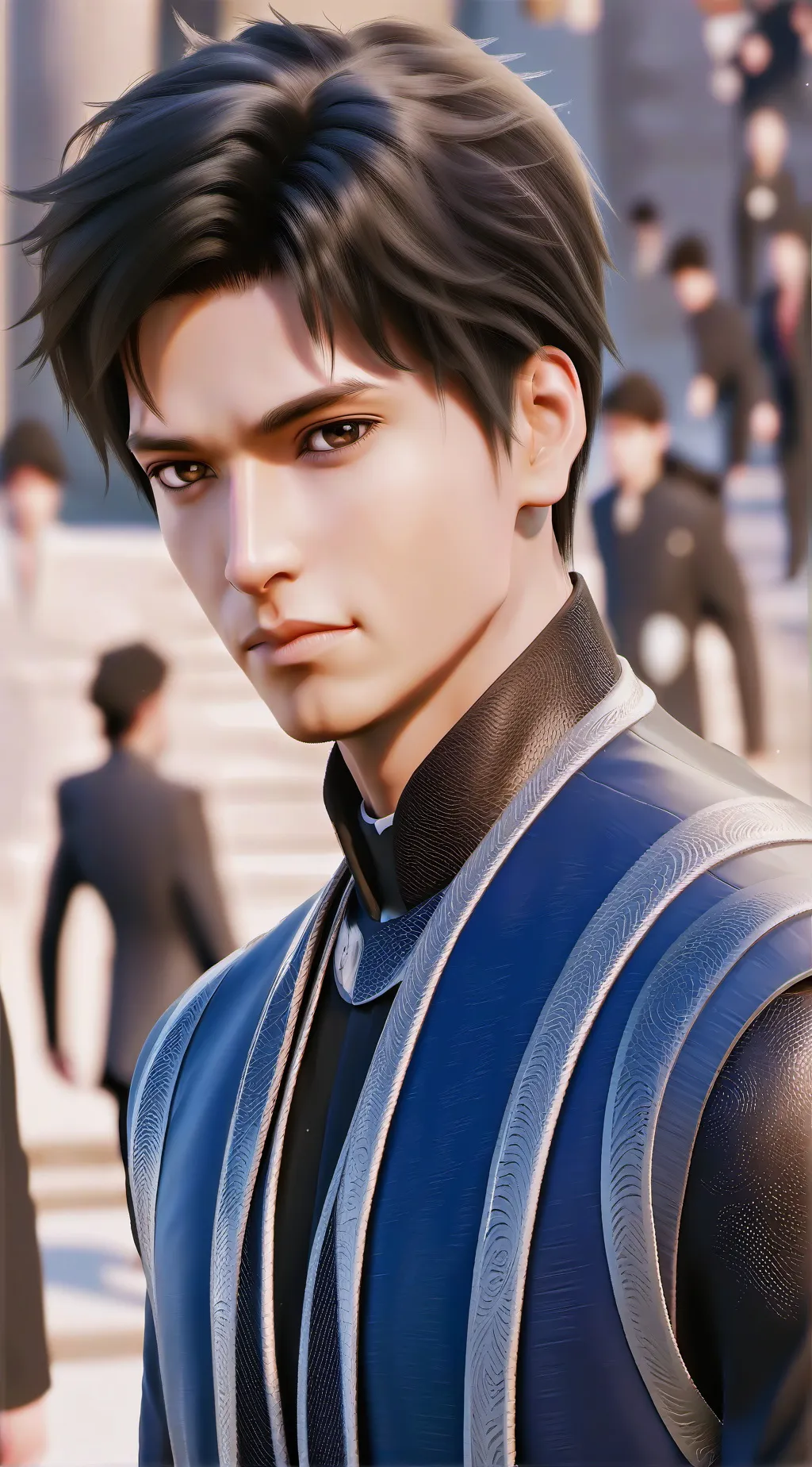 ai character: Mean boy taggggg background