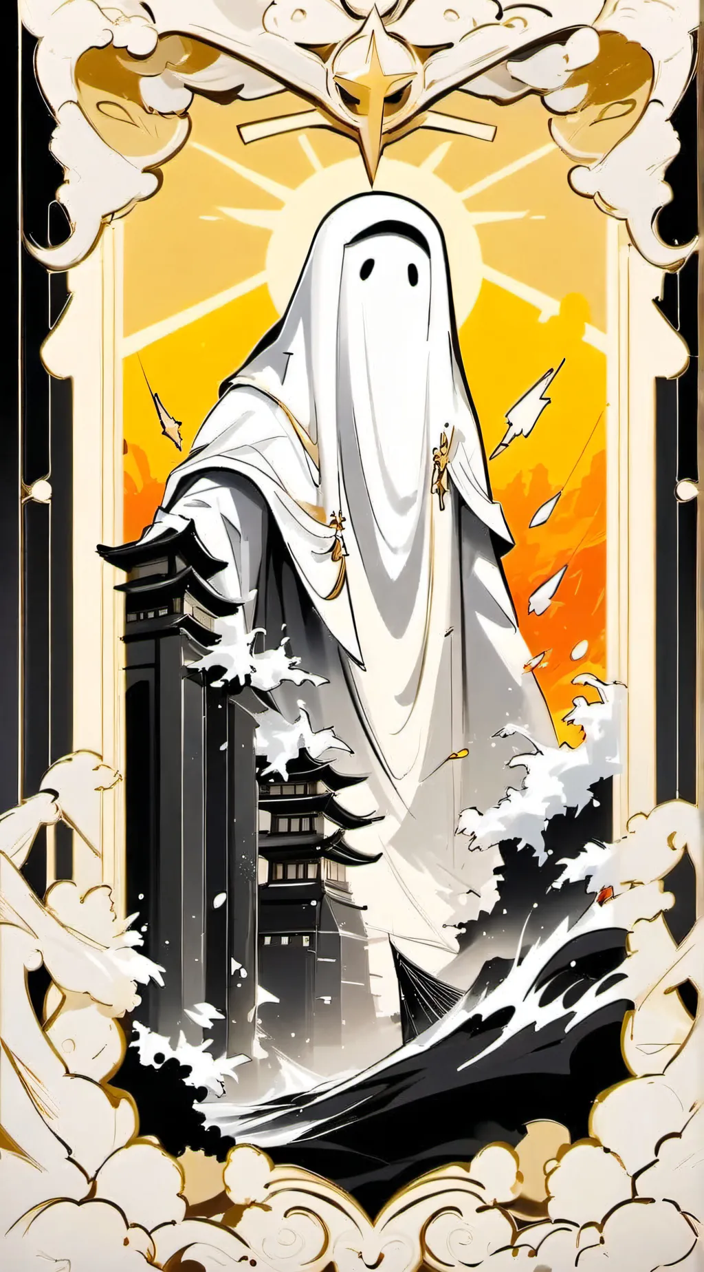 ai character: the ghost background