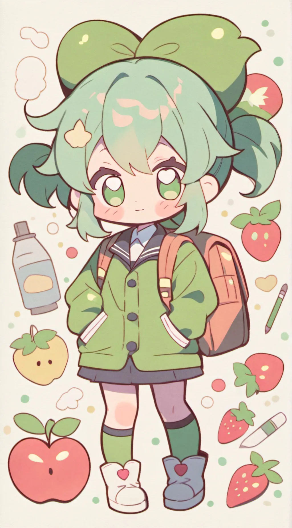 ai character: Numberblocks  background