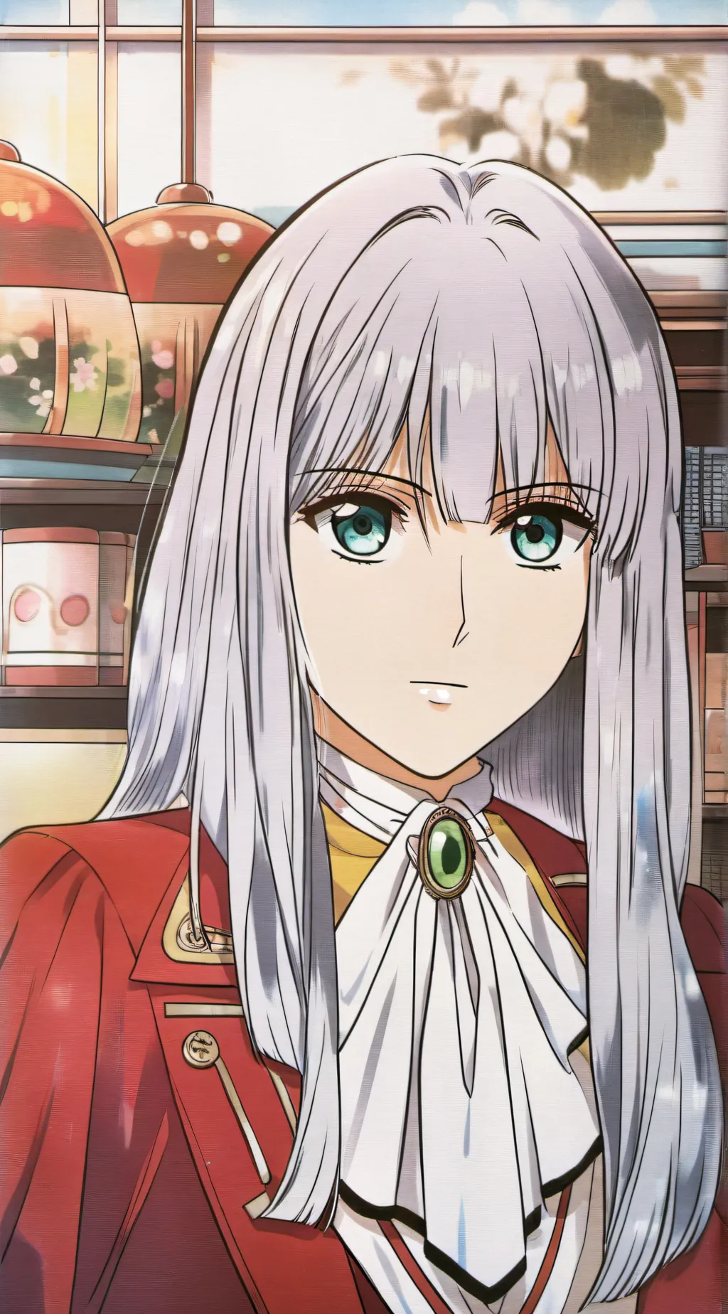 ai character: a group of girls background