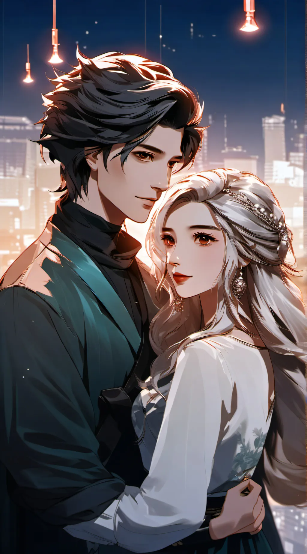 ai character: Chris and Amy background