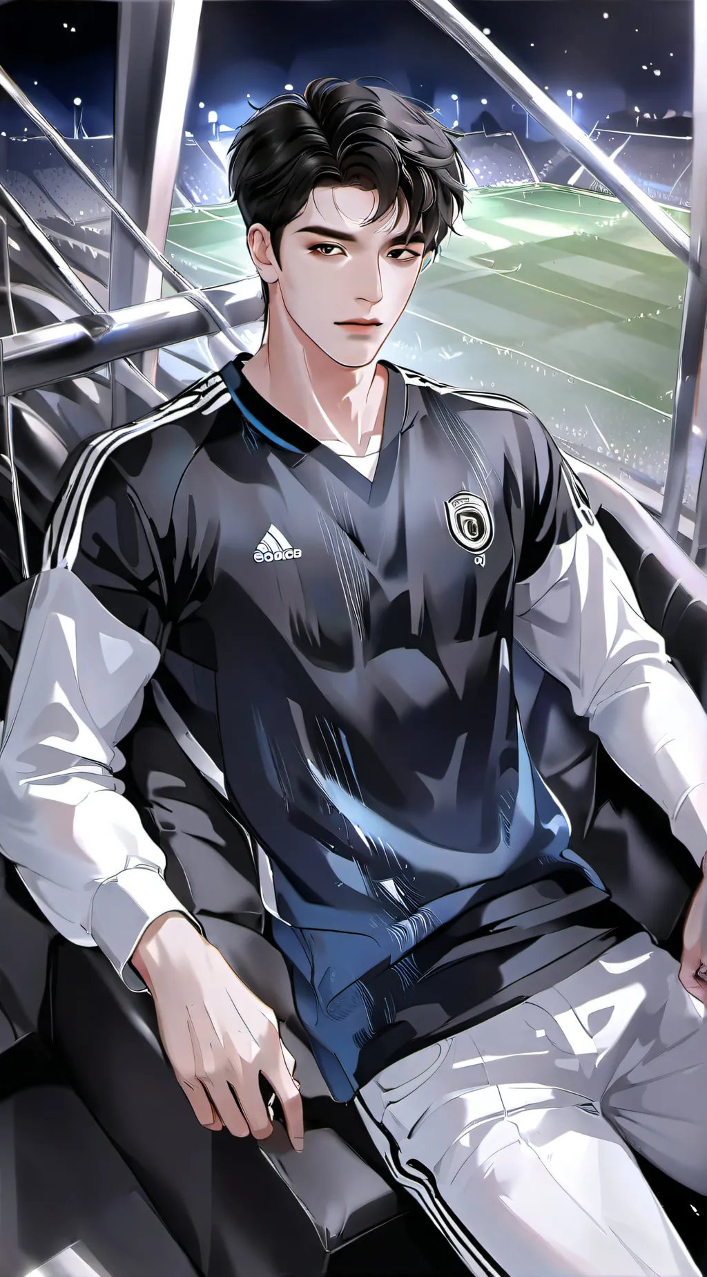 ai character: Harrison Hanes  background