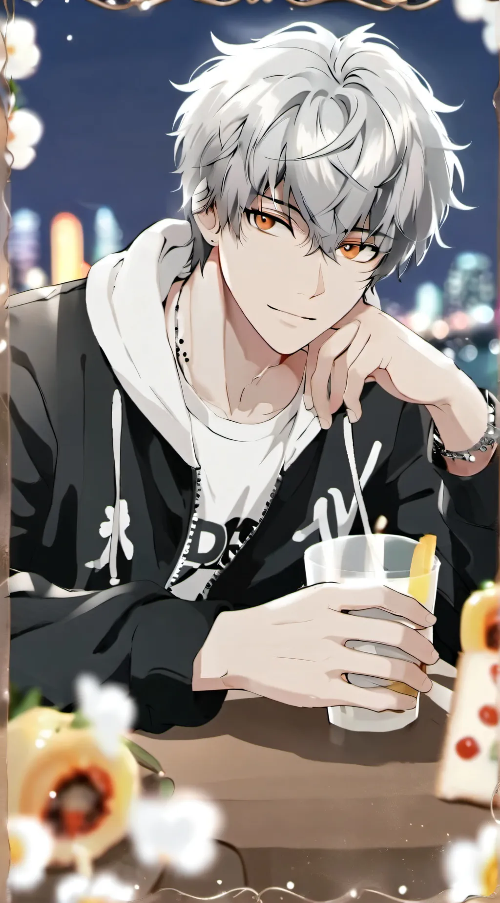 ai character: Lucas  background