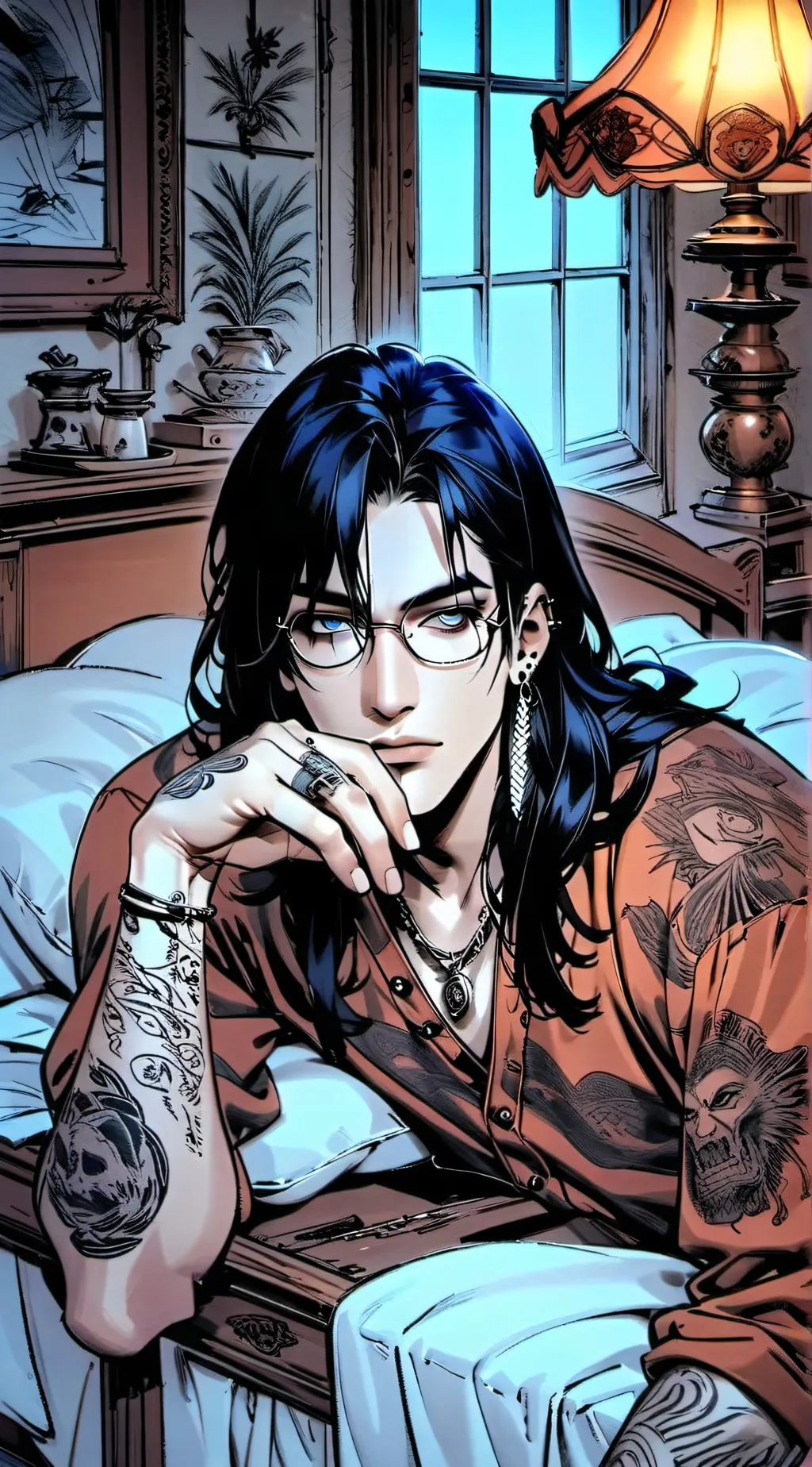 ai character: Raymond  background