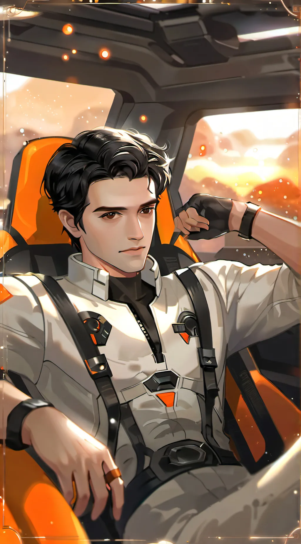 ai character: Poe dameron  background