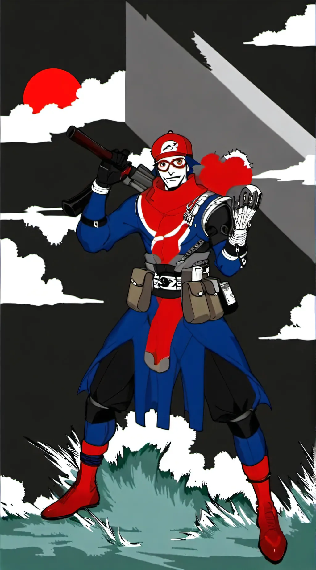 ai character: maxie x archie  background