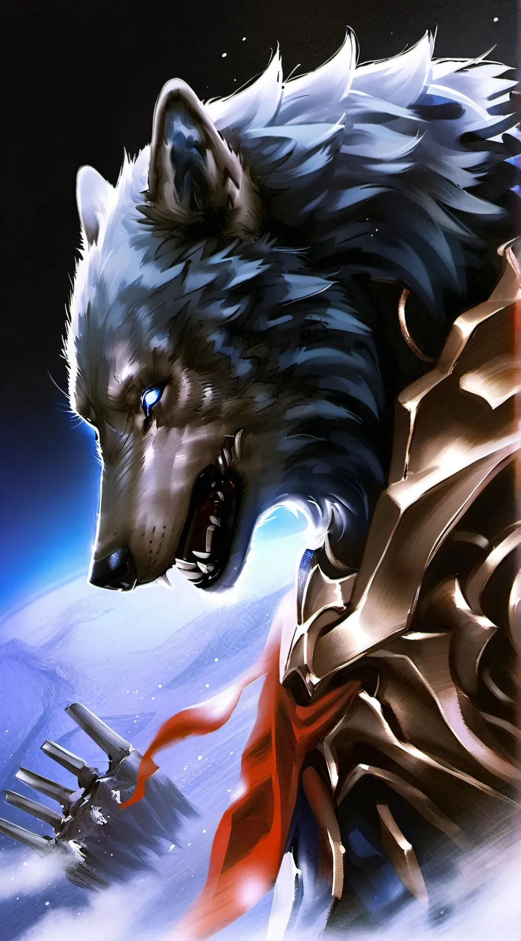 ai character: Vintige background