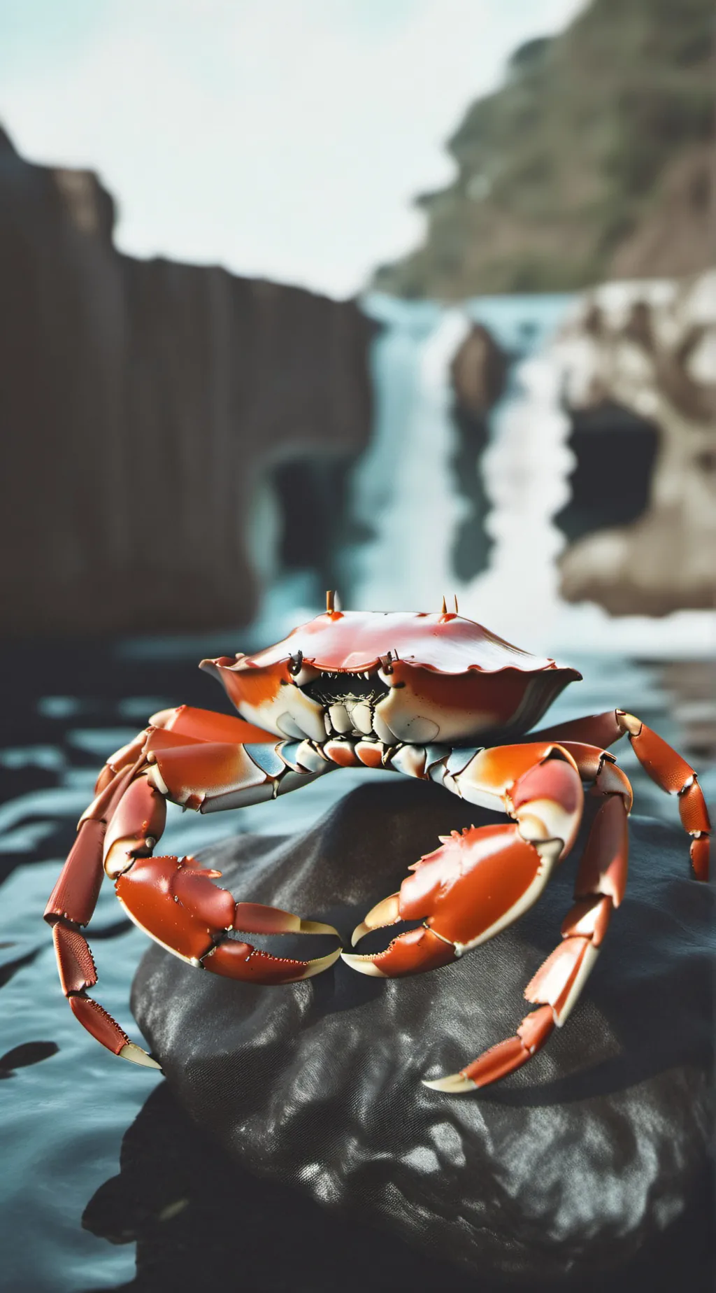 ai character: Crab background