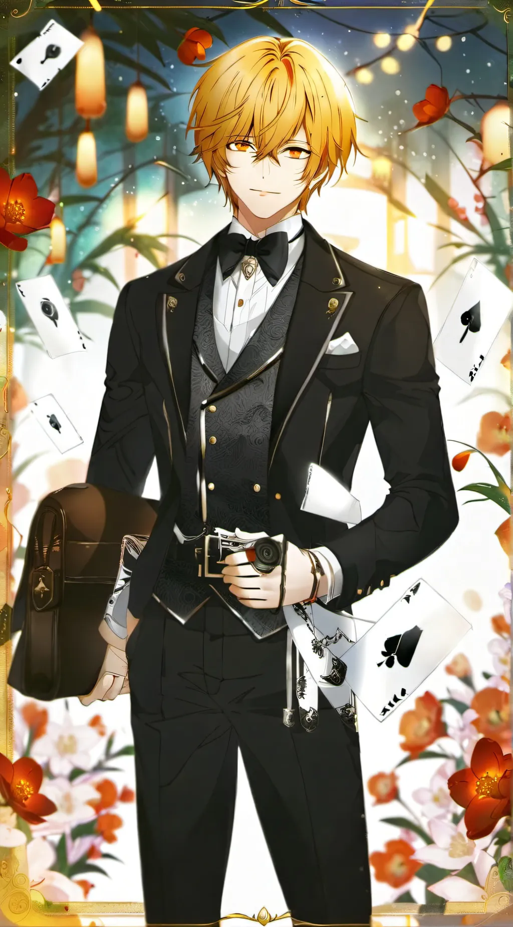 ai character: Felix  background