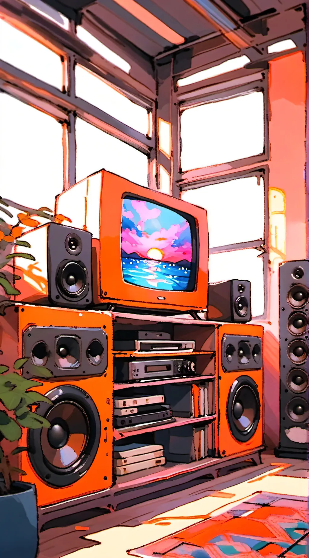 ai character:  uttm x utsm background