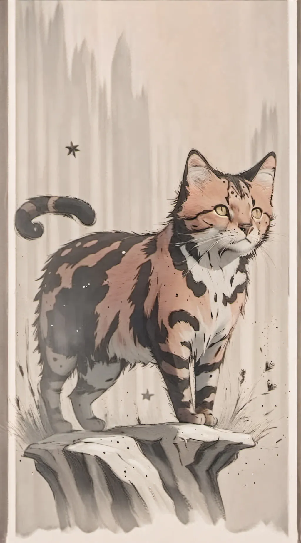 ai character: duskstar(WC OC) background