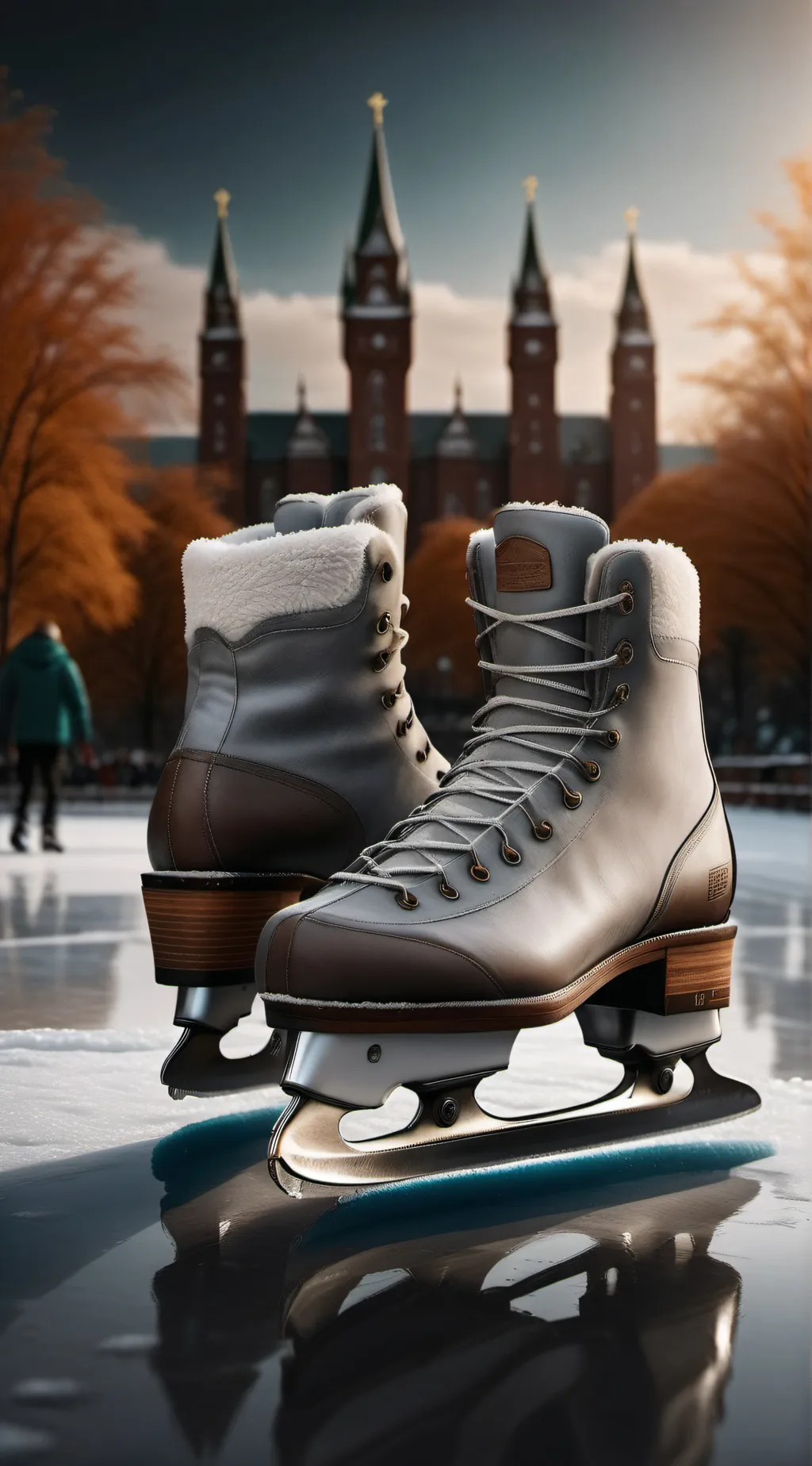 ai character: Fpe Ice skate☆ background