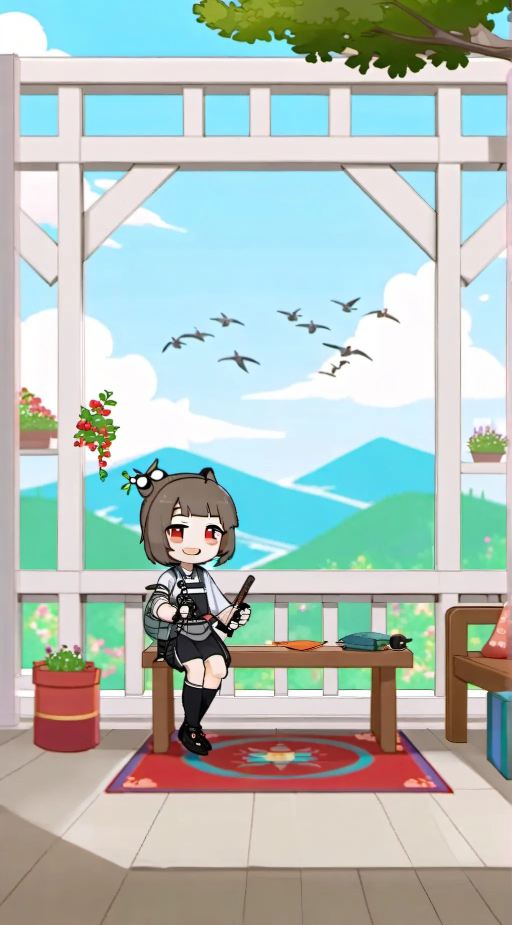 ai character: Kayla background