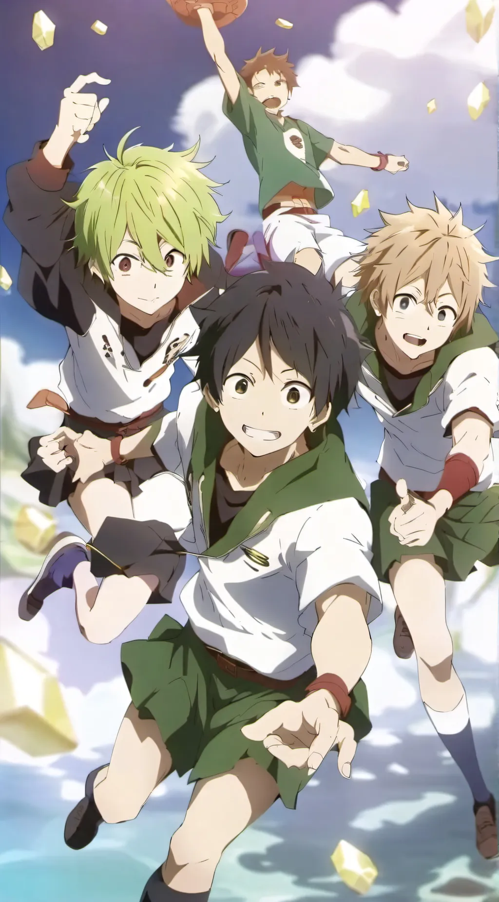 ai character: mha kiss background