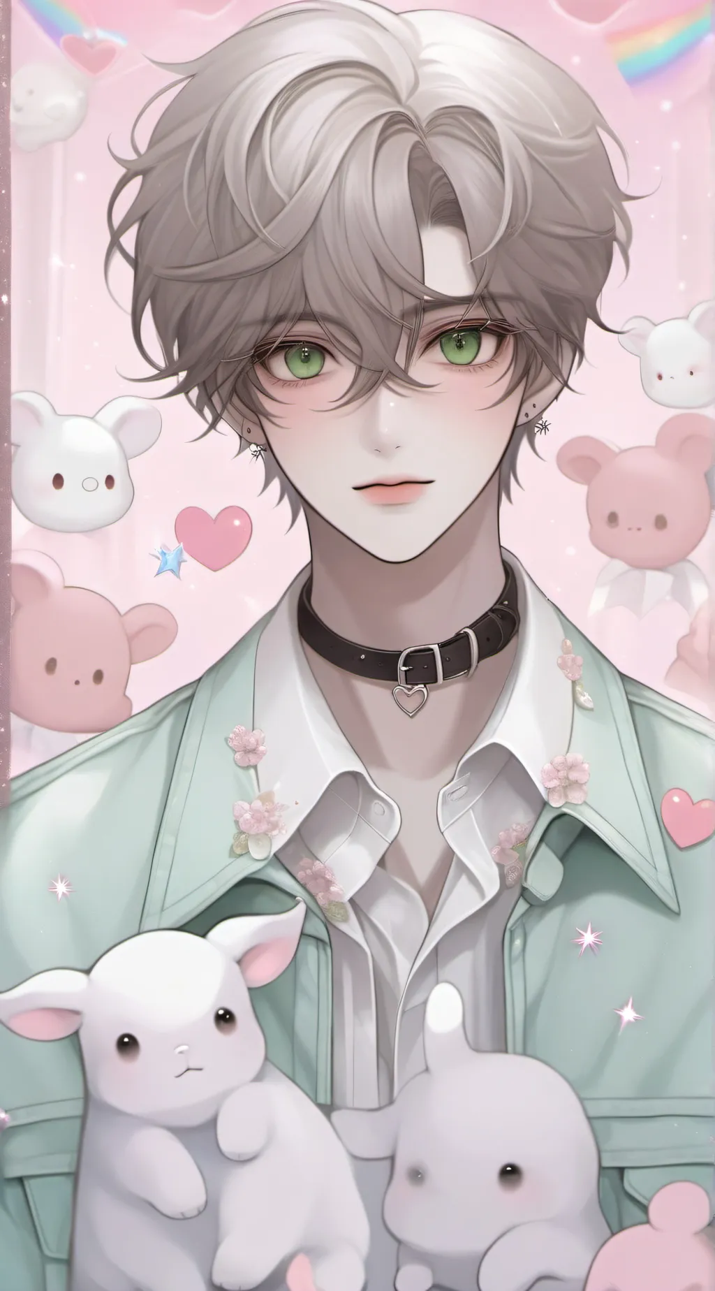 ai character: Leon background