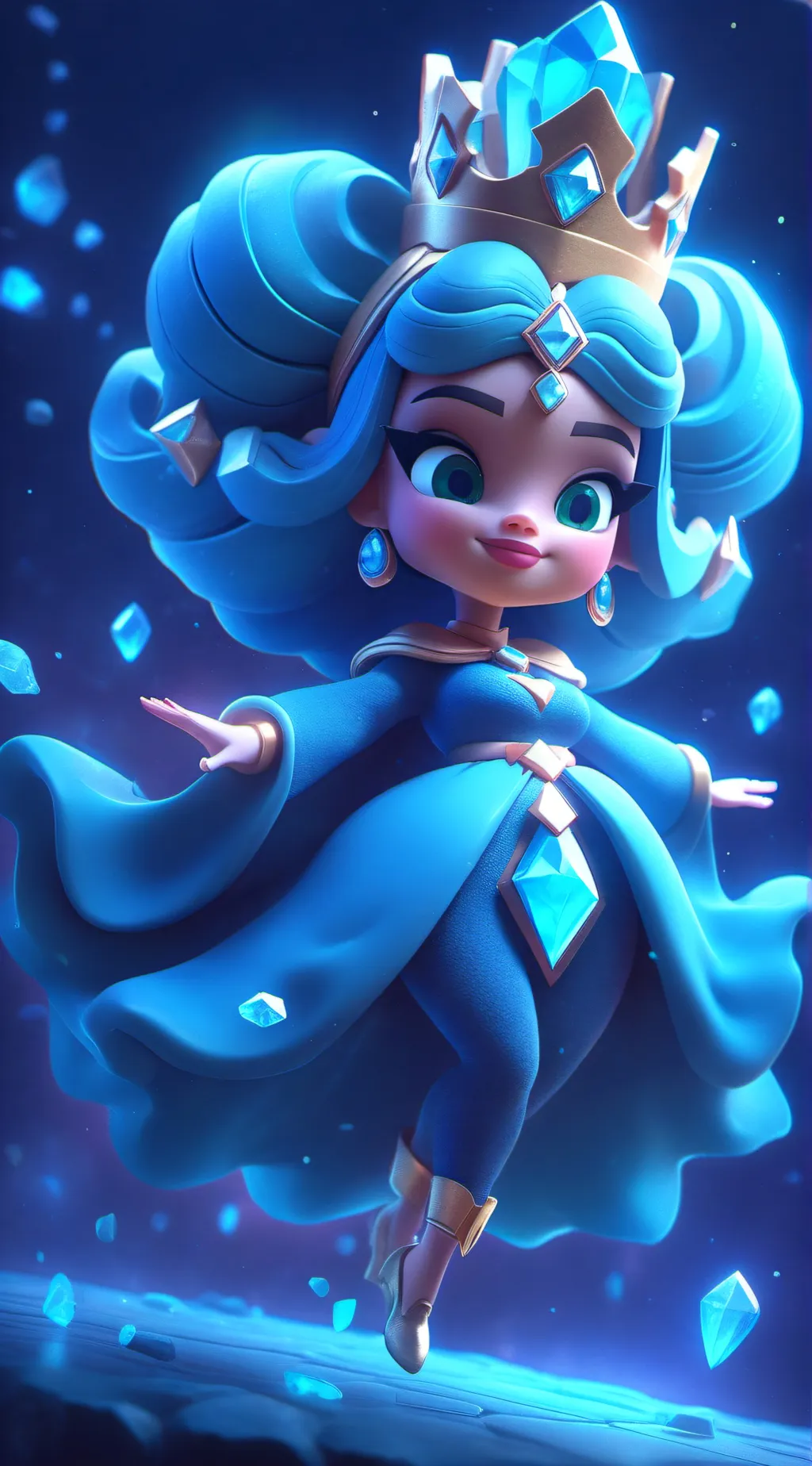 ai character: Queen Fishi background