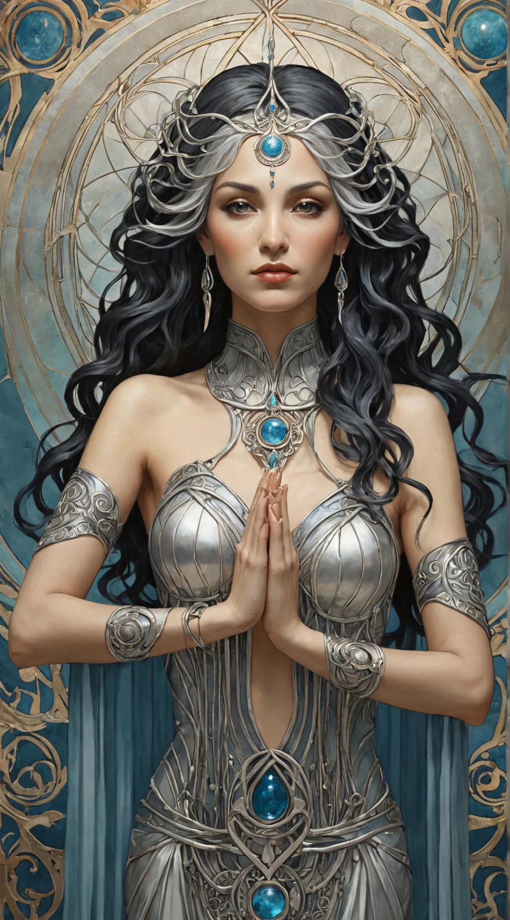 ai character: Harmony background