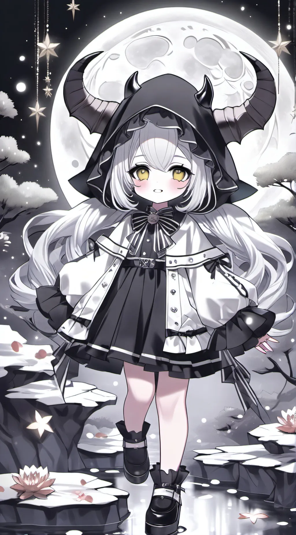 ai character: Luna background