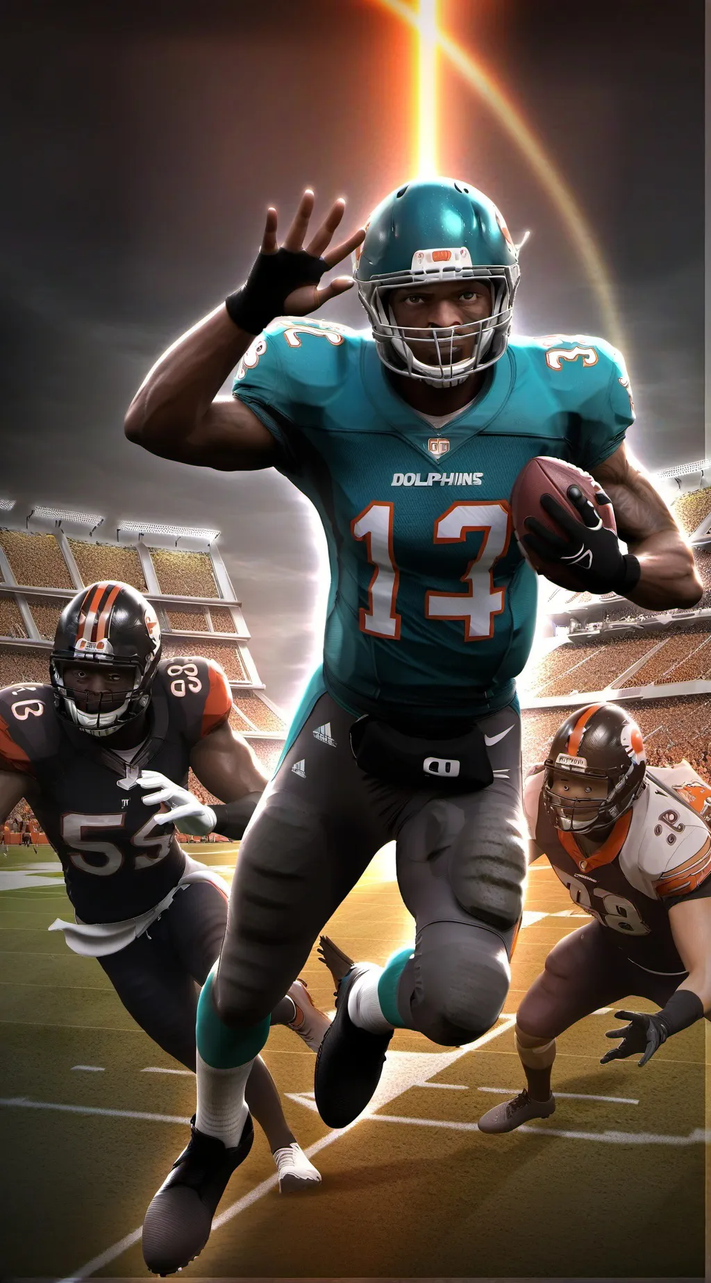 ai character: Miami Dolphins background