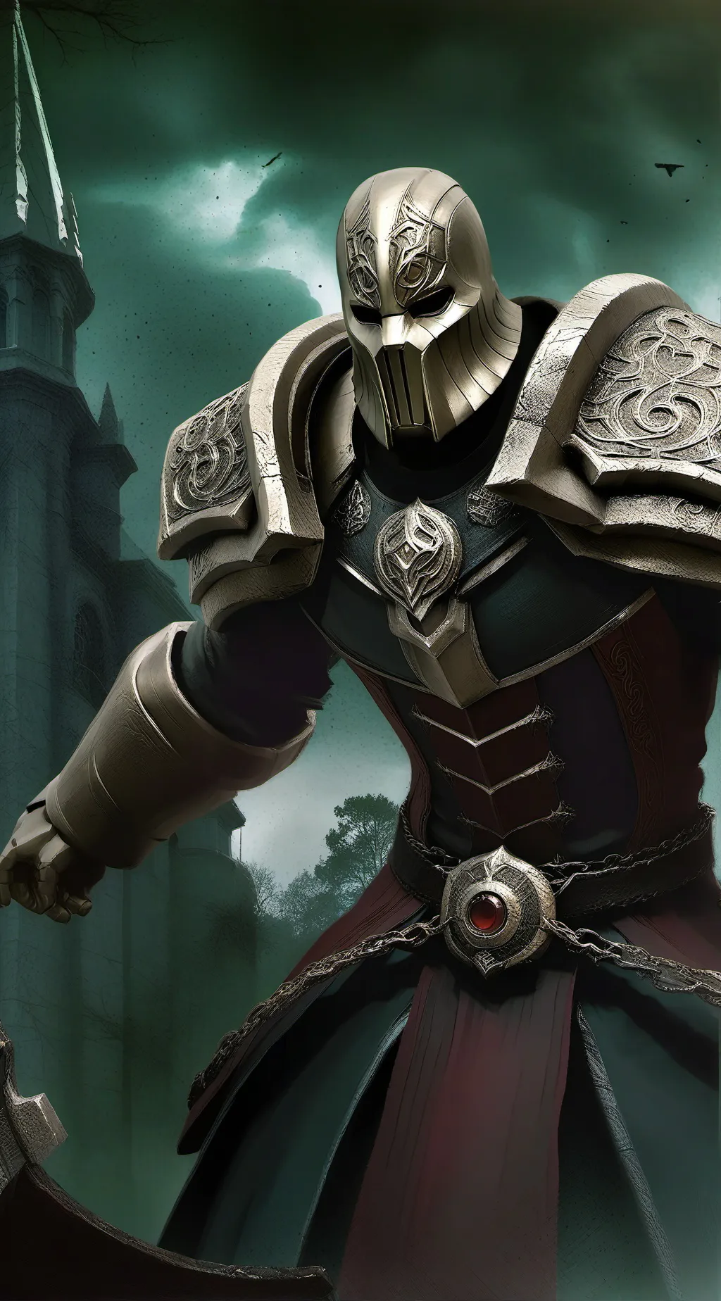 ai character: Royal knight background