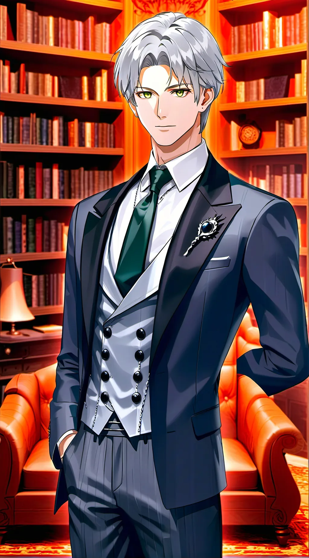 ai character: 🟢🐍Drako Malfoy🐍🟢 background