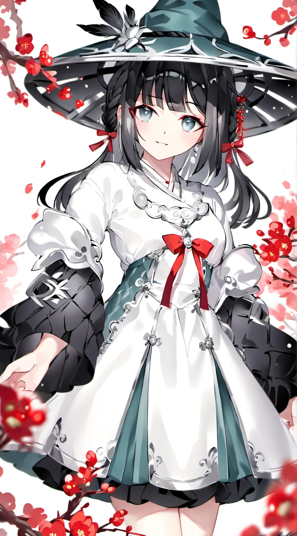 ai character: 千代 background