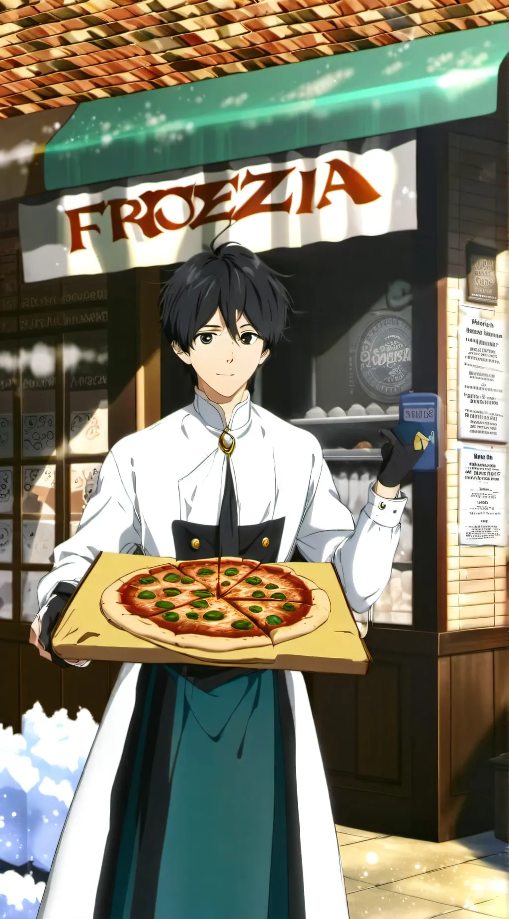 ai character: Frozen Crust  background