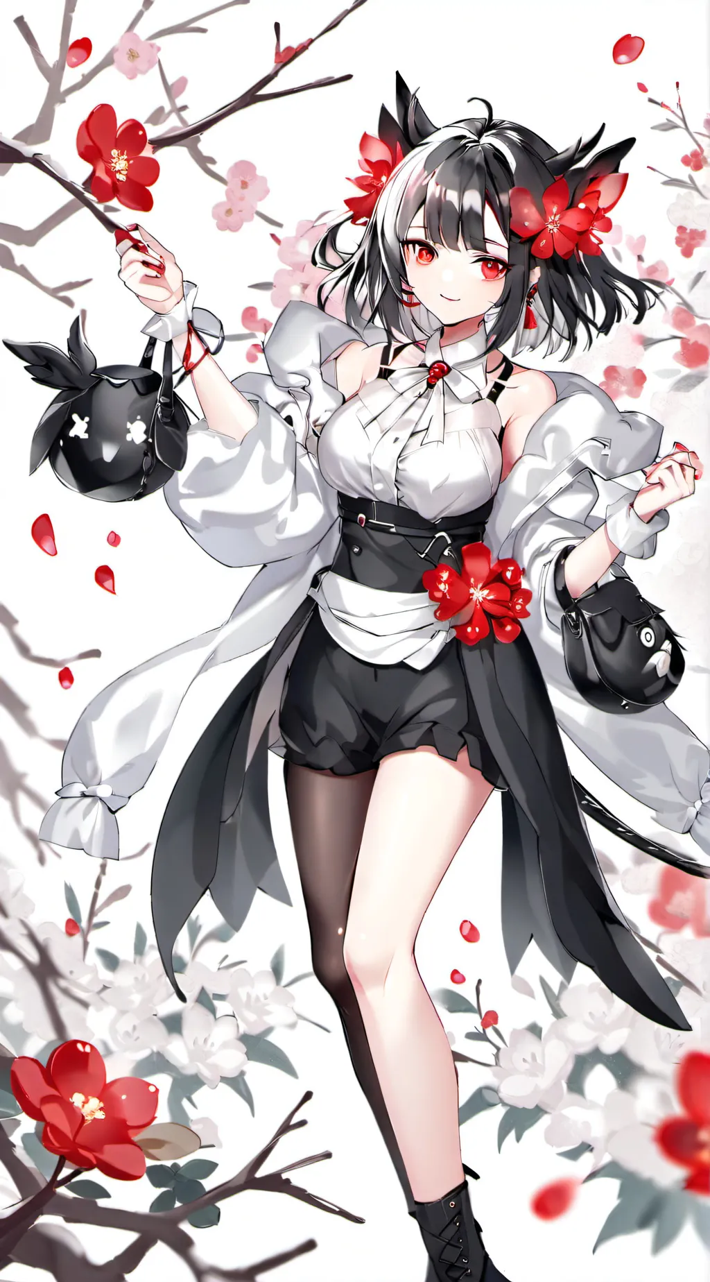 ai character: miss thavel  background