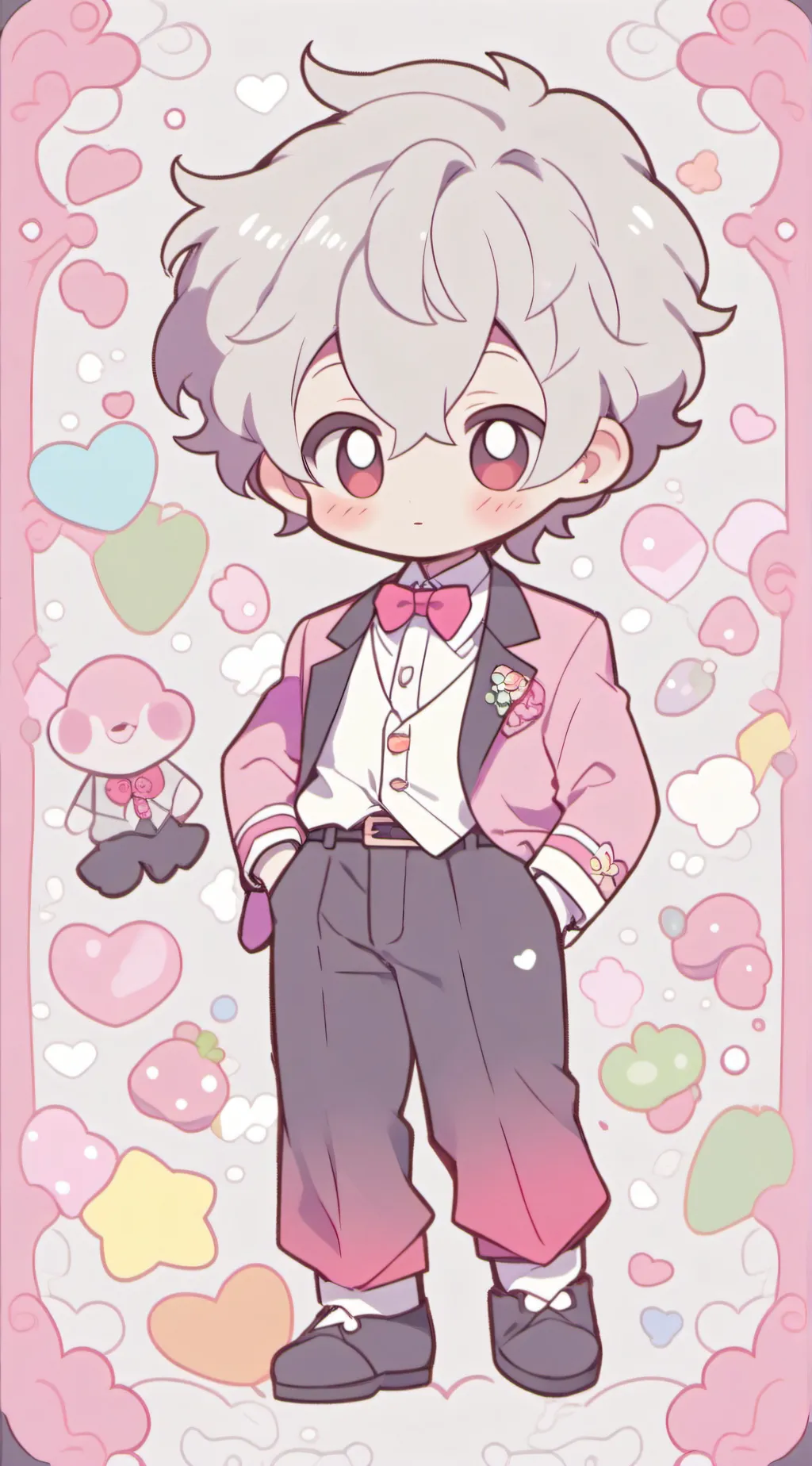 ai character: gay  background