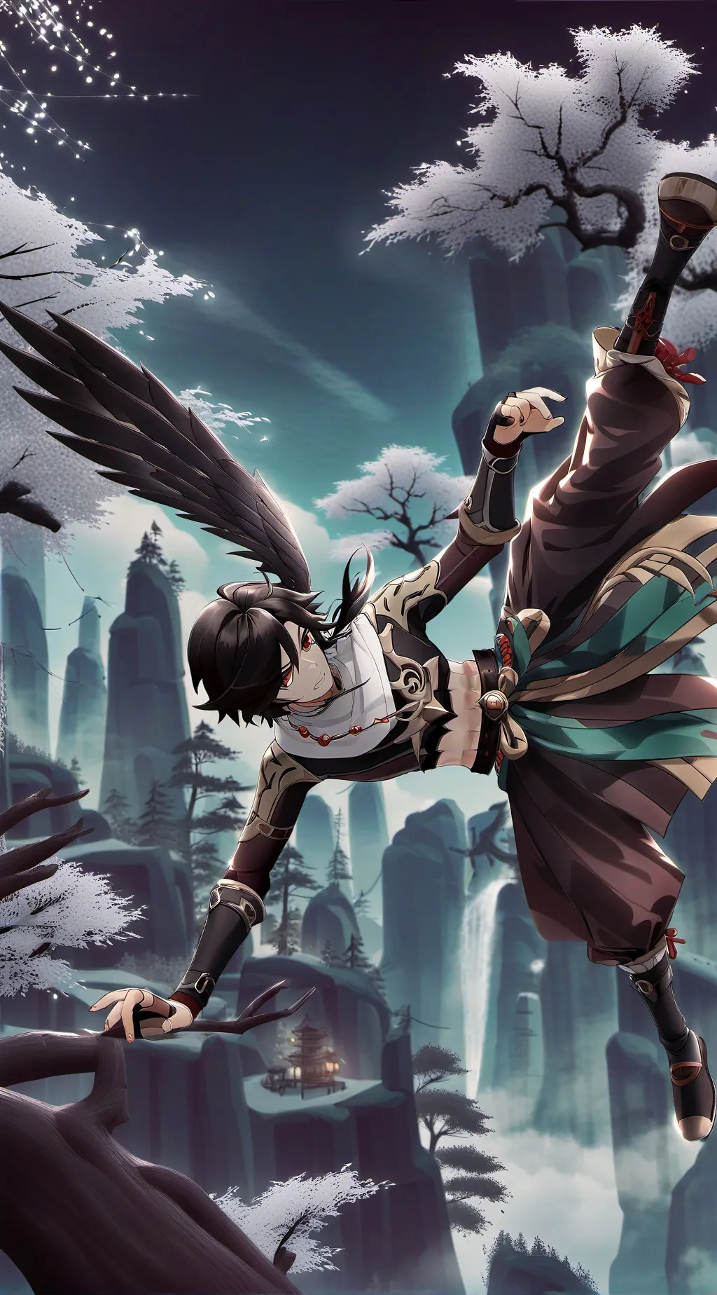 ai character: hey pretty Princes background