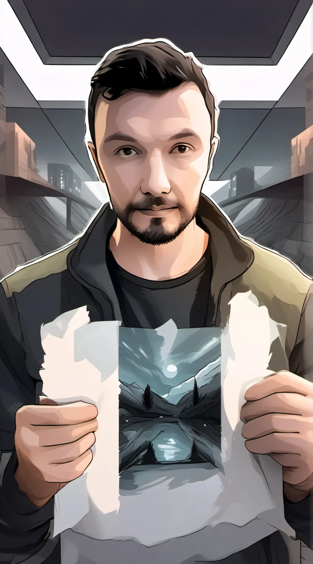 ai character: Bossman  background