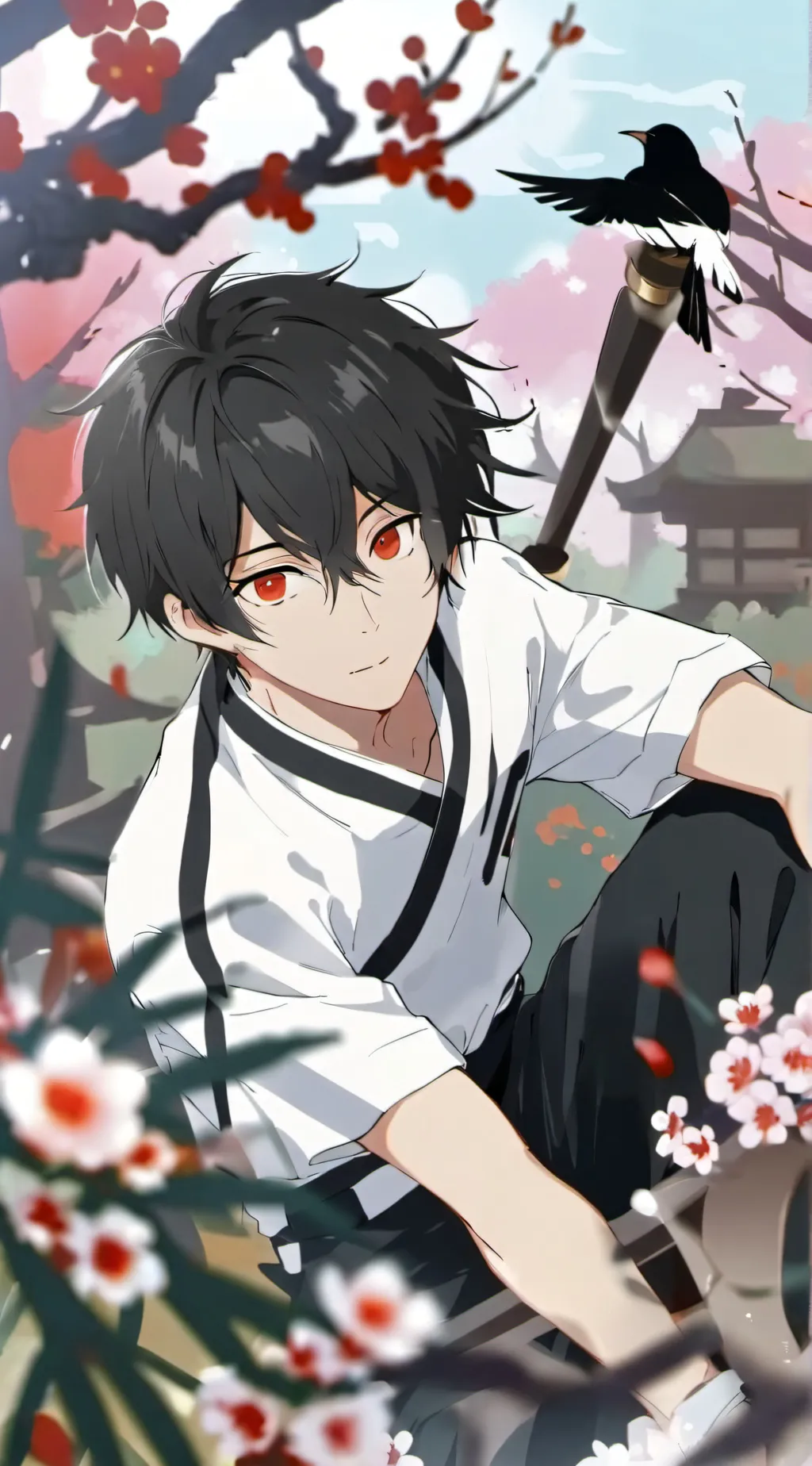 ai character: Yuji x Nobara background