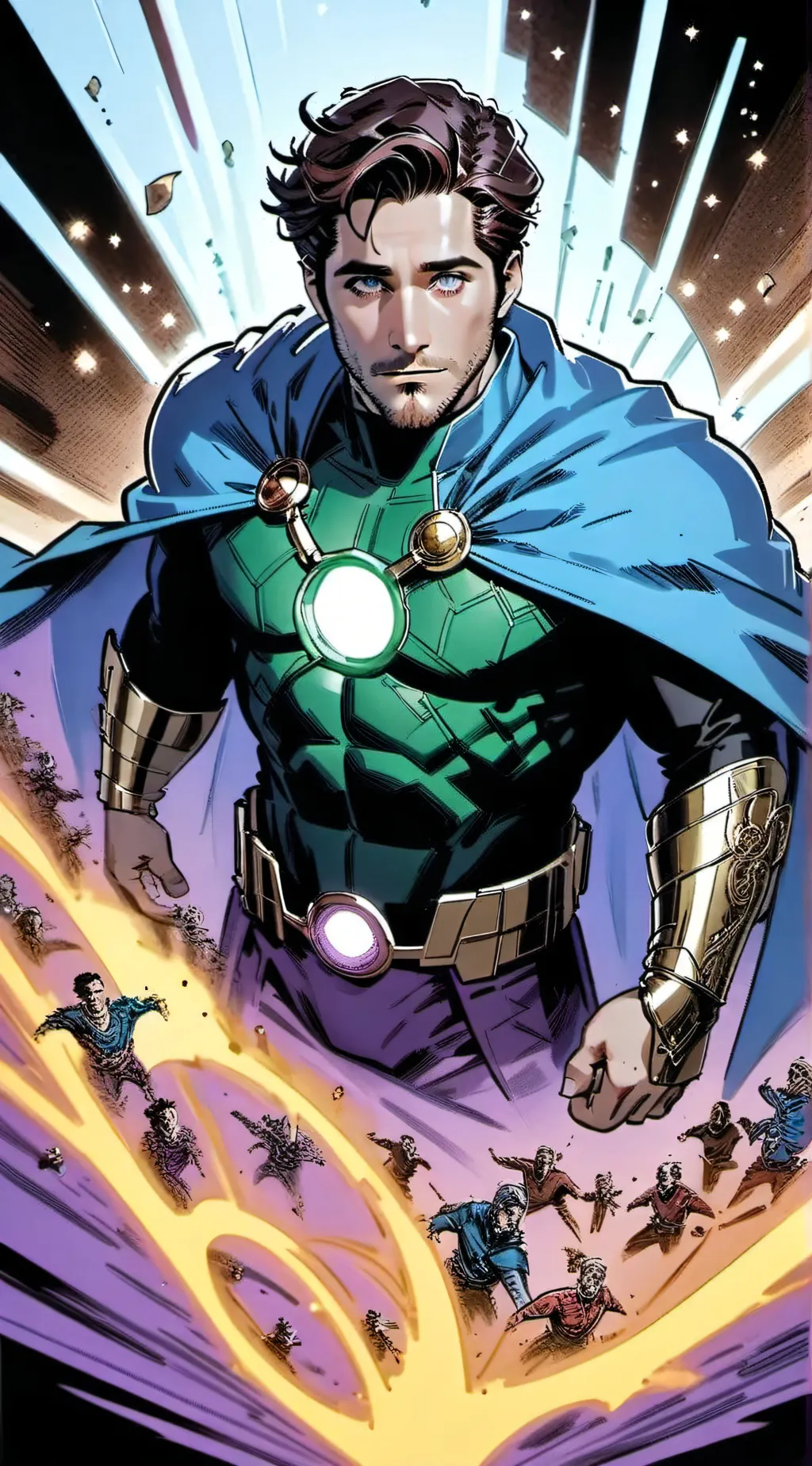 ai character: Mysterio background