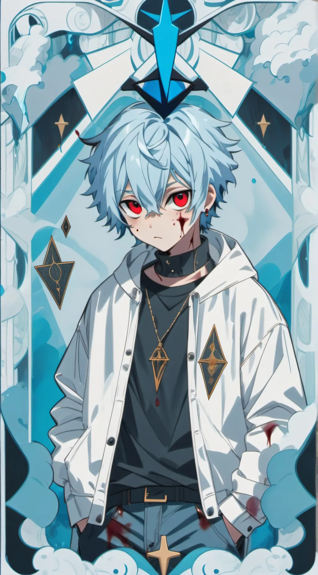 ai character: ~Shigaraki x Dabi~ background