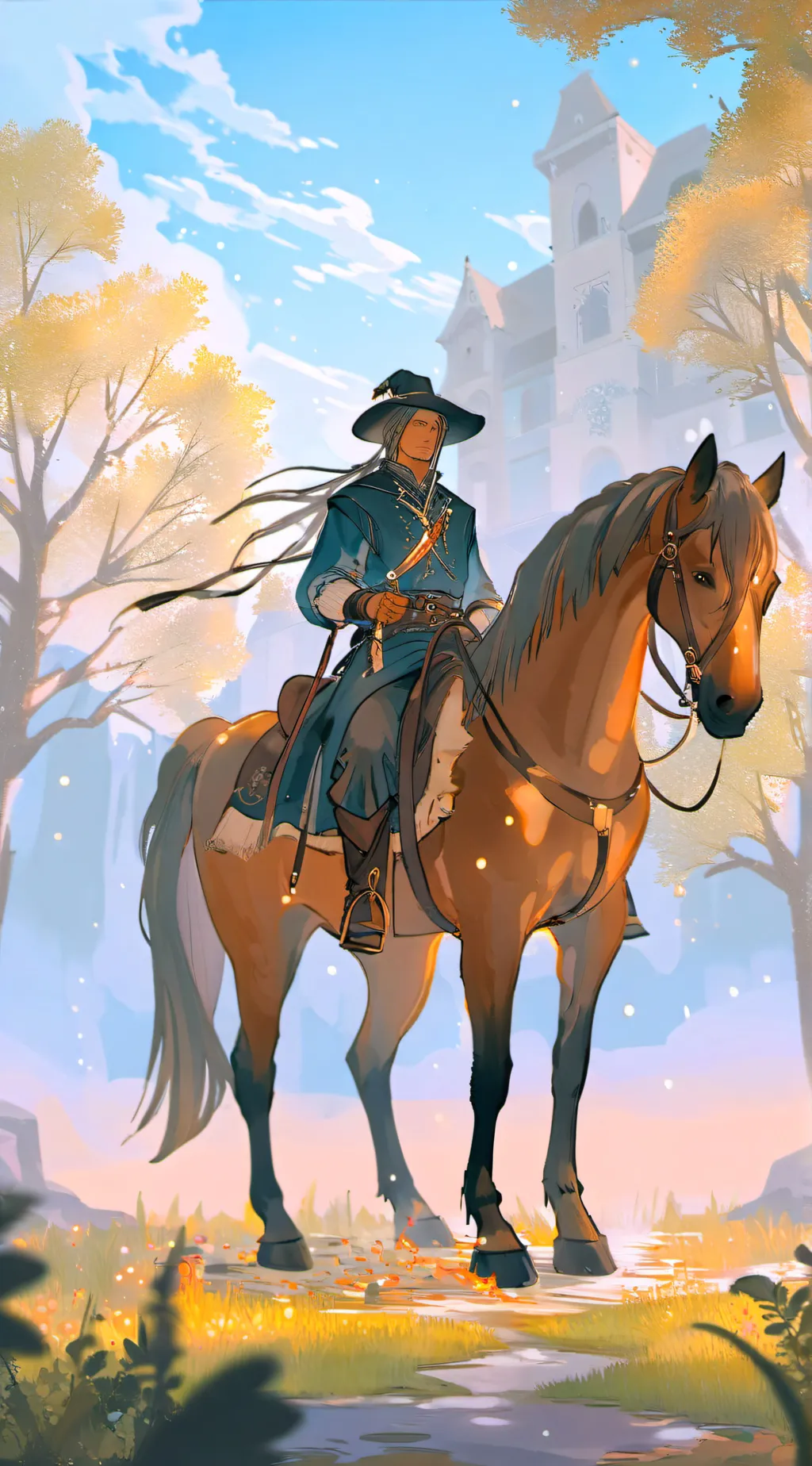 ai character: hh horse background