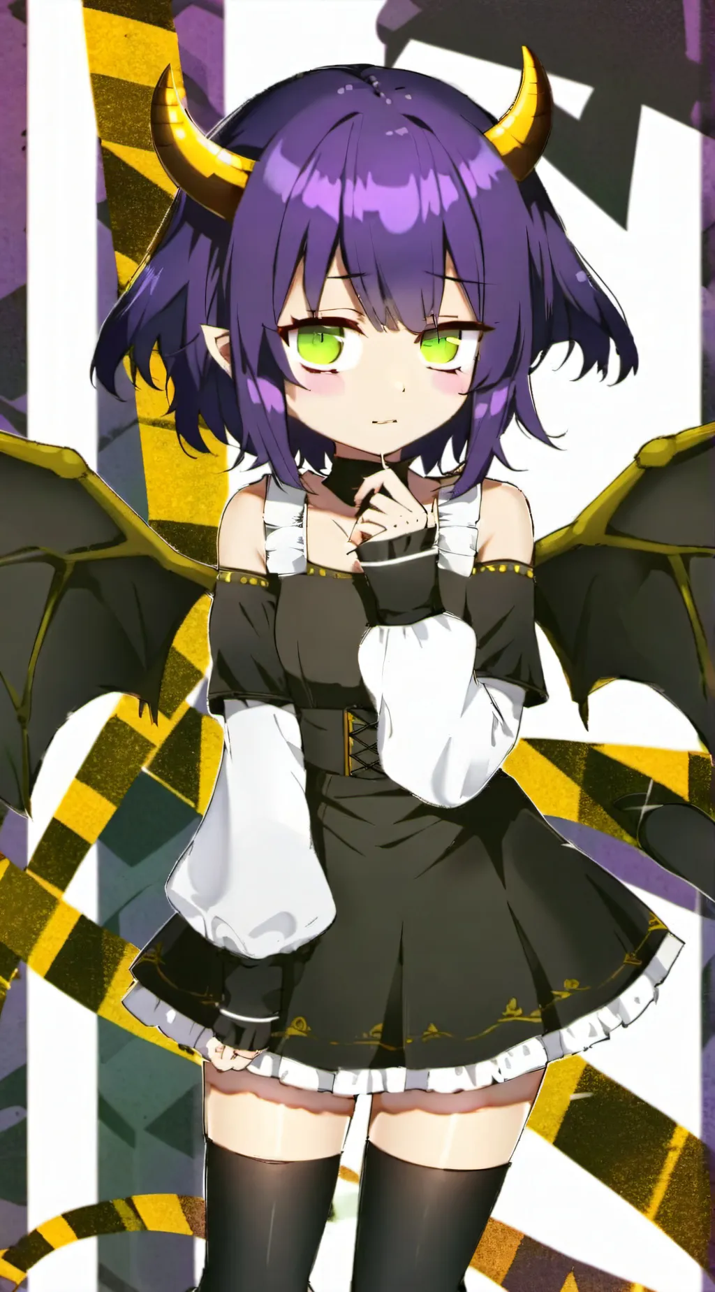 ai character: Snow background